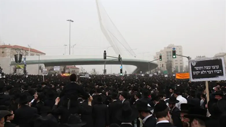 עצרת חרדית בירושלים