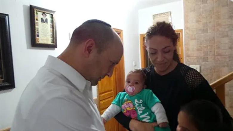 בנט בשדרות. אמש