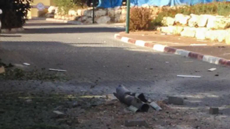 Место падения ракеты. Иллюстрация