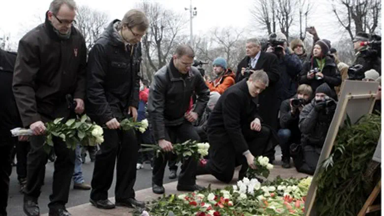 Cilinskis and other Latvian ministers in 2012