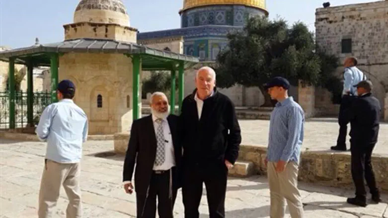 השר אריאל בהר הבית הבוקר