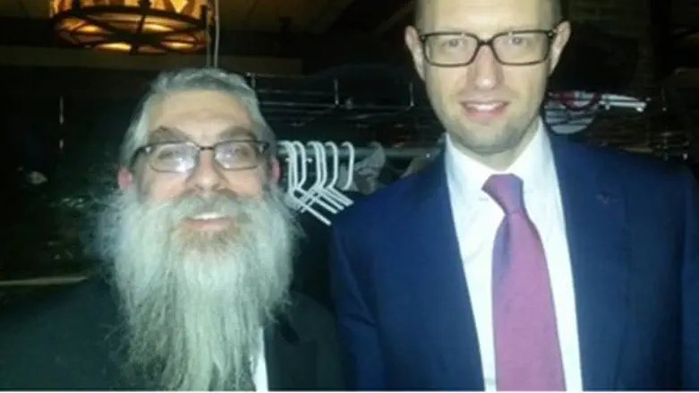 Rabbi Bleich, PM Yatsenyuk