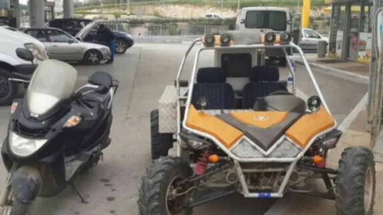 רכבי שטח בעיר. מתנובת המבצע בשפרעם