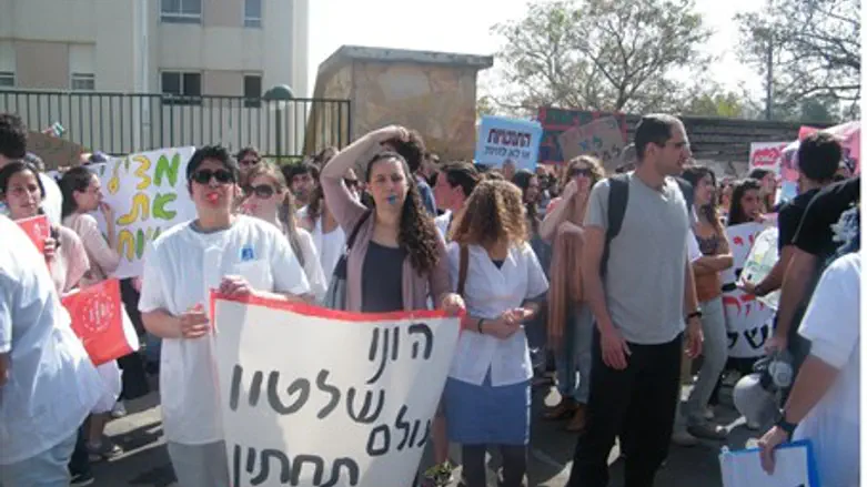 Taking to the streets: students strike over i