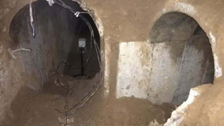 מנהרת הטרור שנחשפה השבוע