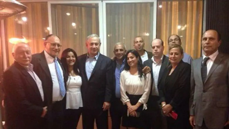 נתניהו וחברי נשיאות הועידה