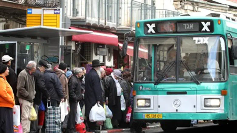 Jerusalem Egged bus (file)