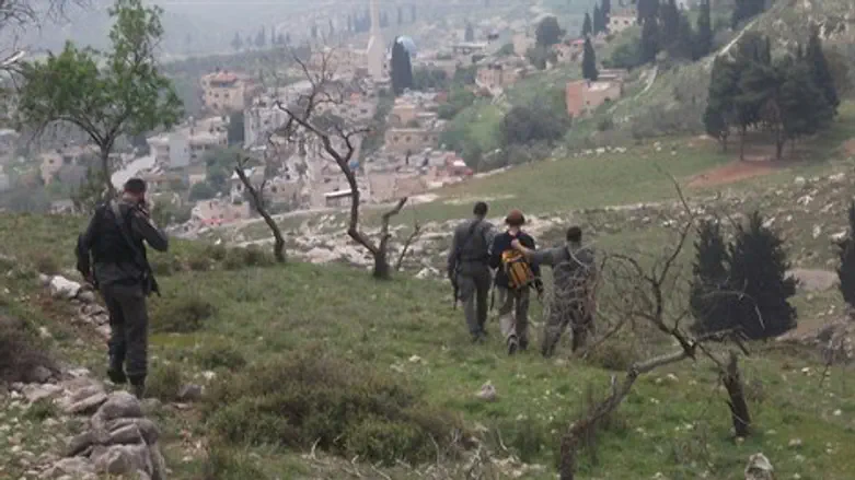 שוטרי מג"ב בחומש, אתמול