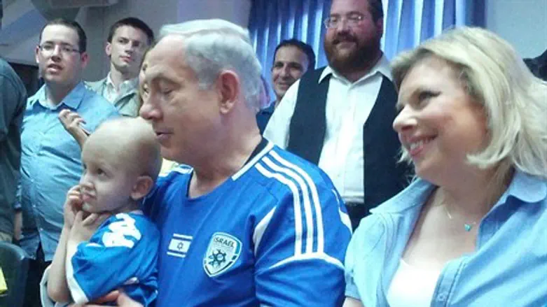 Tom z"l with Netanyahus