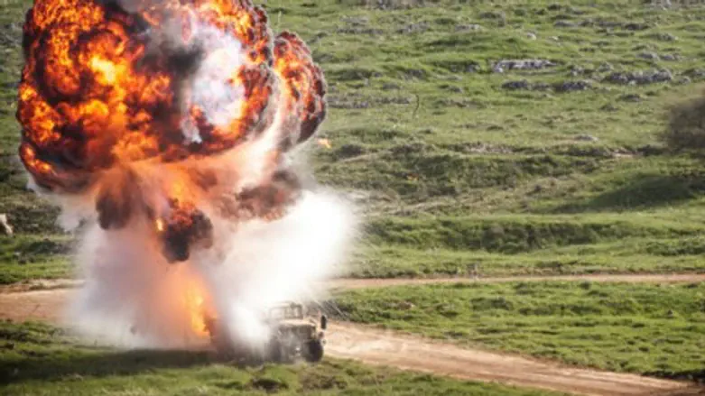 פיצוץ צפון שדה ג'יפ צה"ל