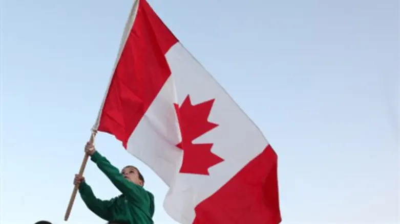 Canadian-Israelis at pro-Harper protest