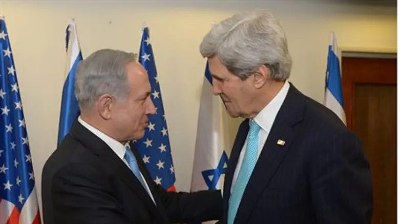 Биньямин Нетаньяху и Джон Керри