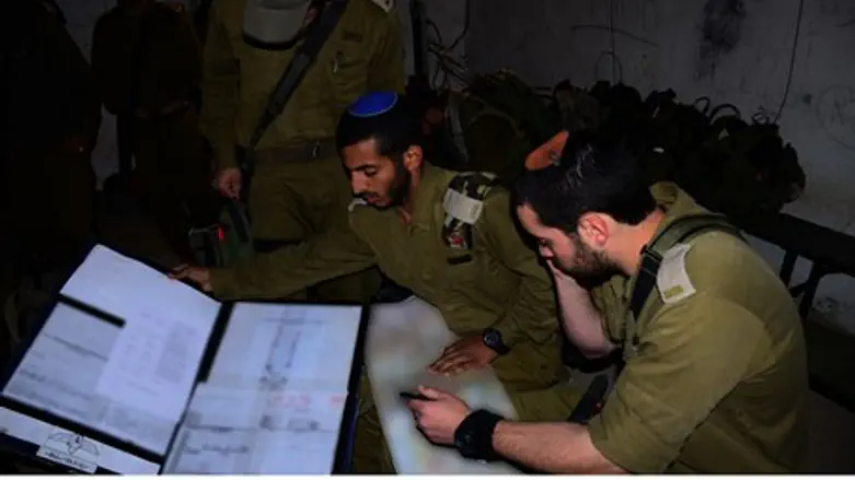 Nachal Haredi soldiers in this week's exercis