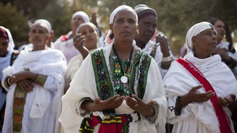 Ingathering of exiles: Ethipian JEws celebrat