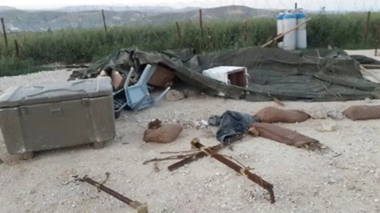 המוצב הצבאי שהושחת ביצהר