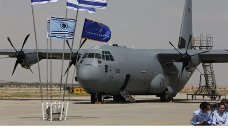 Самолет C-130J Hercules, он же "Шимшон"