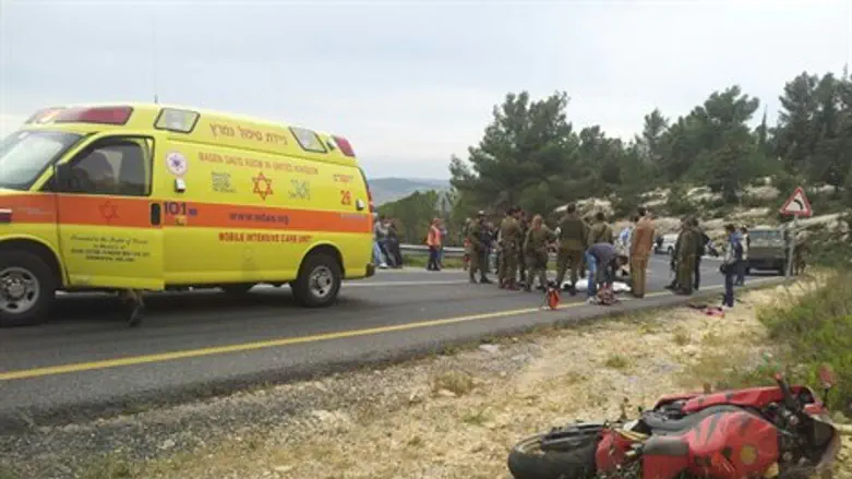 תאונה בגוש עציון