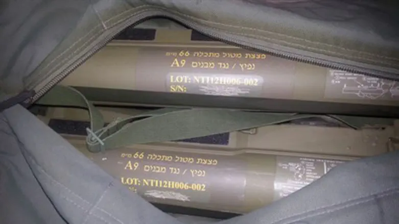 חלק מטילי הלאו שנתפסו