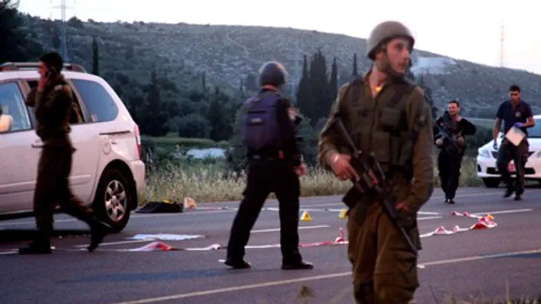 זירת הפיגוע 