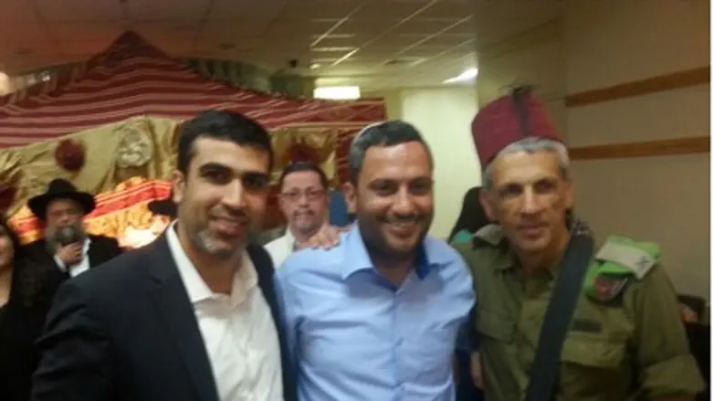 MK Chetboun celebrating Mimouna in Sderot