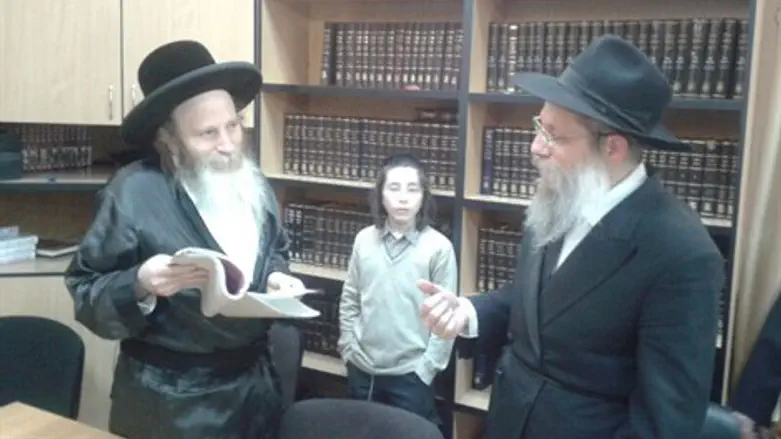 הרב מורגשטרן באוקראינה.