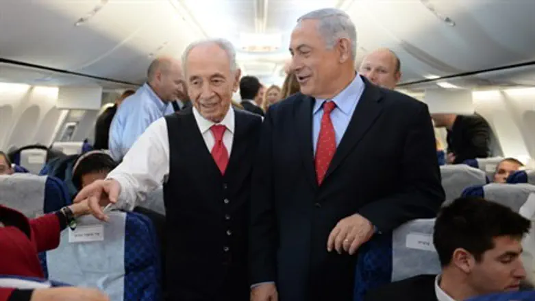 Peres and Netanyahu