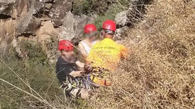 חילוץ הרב גורן ברמת הגולן