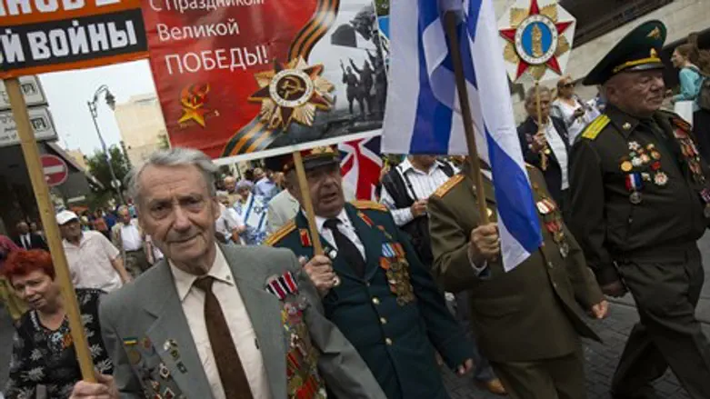 Парад ветеранов Великой Отечественной войны