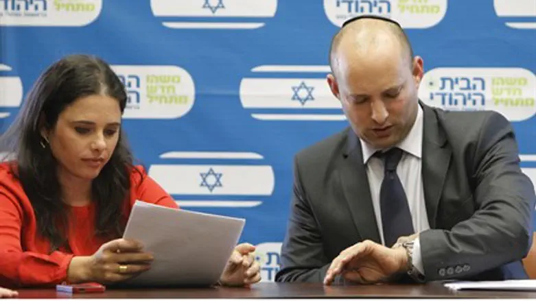 Нафтали Беннет и Айелет Шакед 