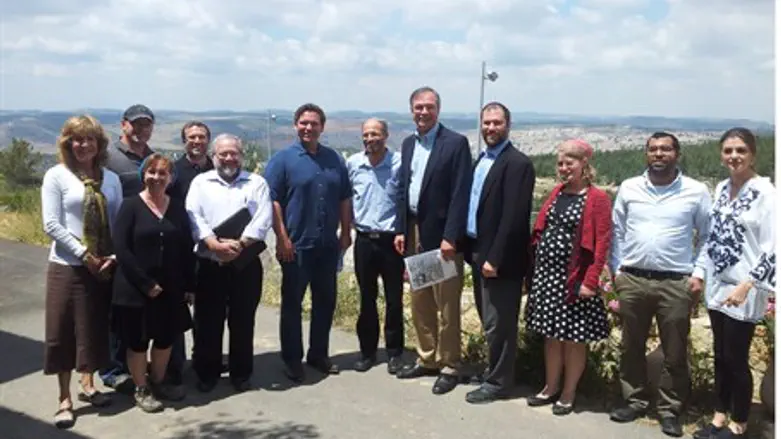 US Congressmen in Gush Etzion