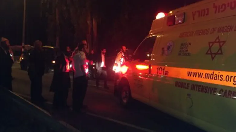 מקום התאונה במירון