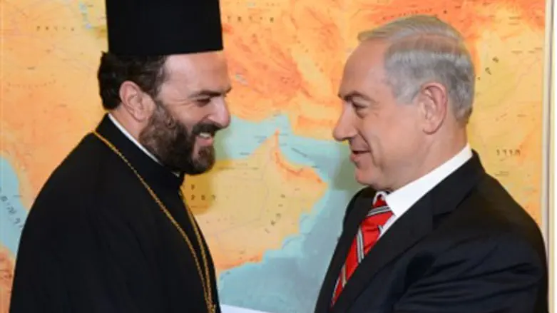 Father Gabriel Nadaf - flash90