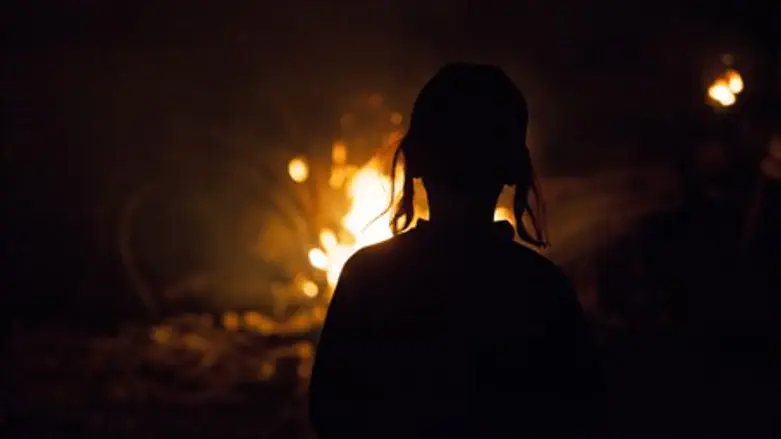 Lag Ba'omer bonfire