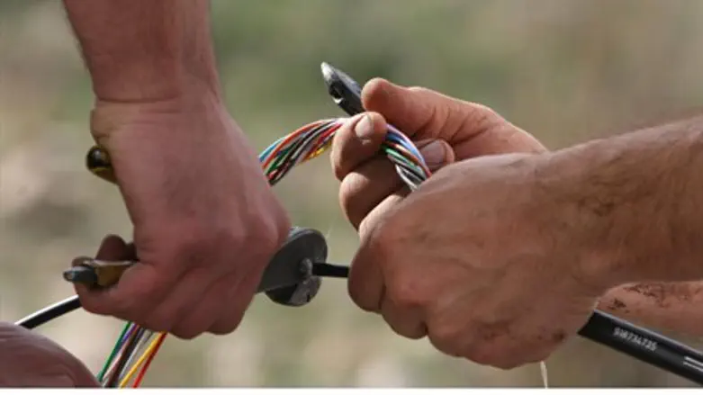 Fixing phone lines (illustrative)