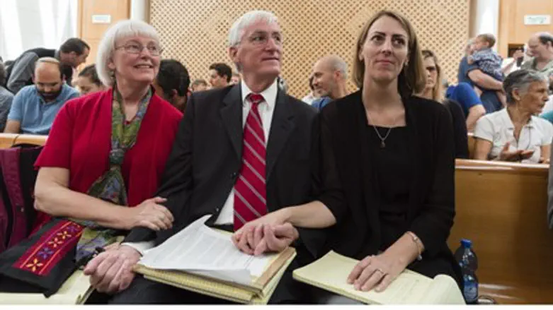 Corrie's parents and sister in court, May 21, 2014