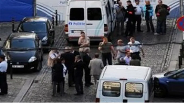 Scene of the shooting, Brussels