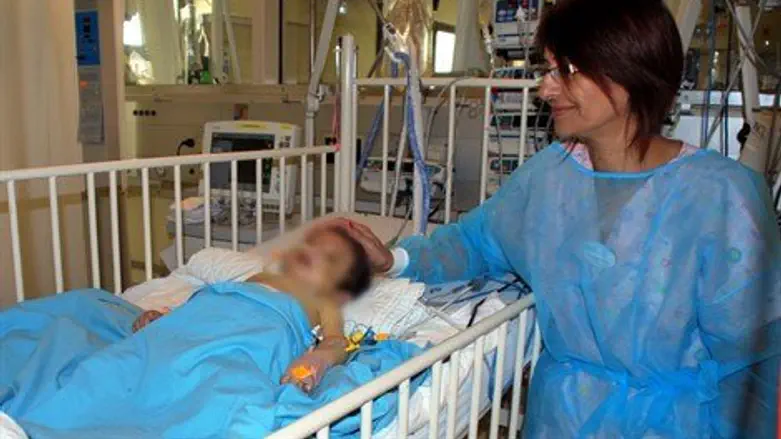 התינוק לאחר ניתוח ההשתלה