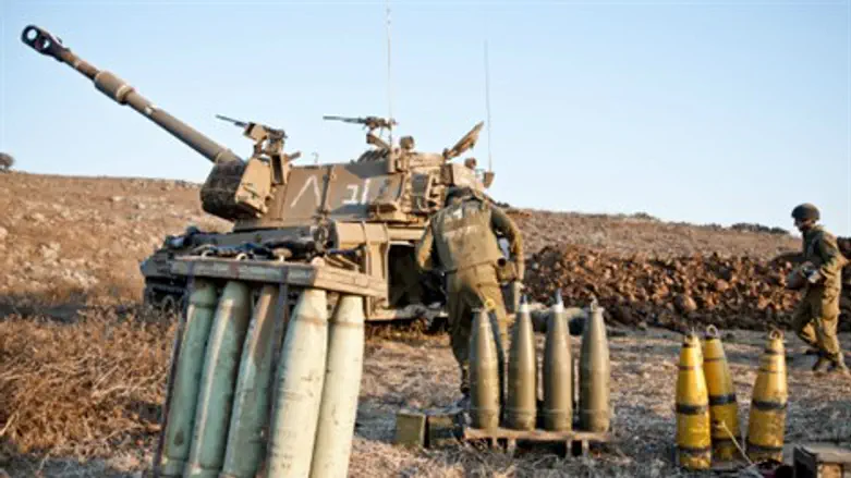 צה"ל תותחנים לוחמים ירי ארטילרי