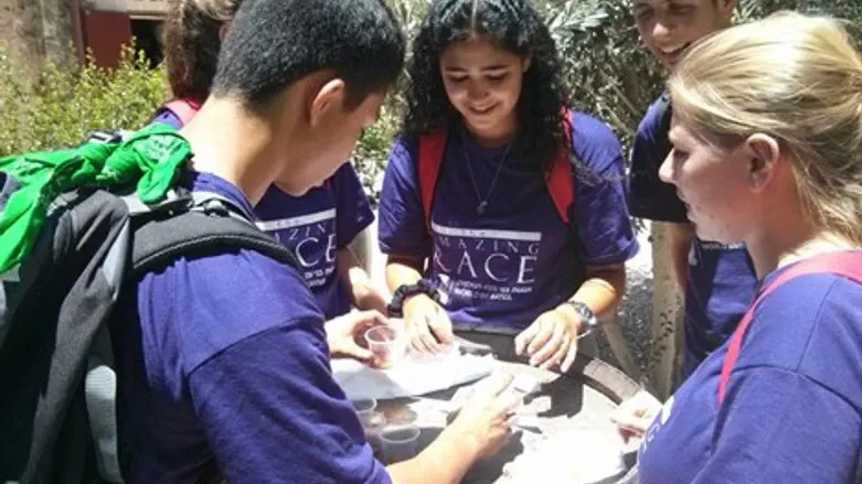 חניכים במירוץ