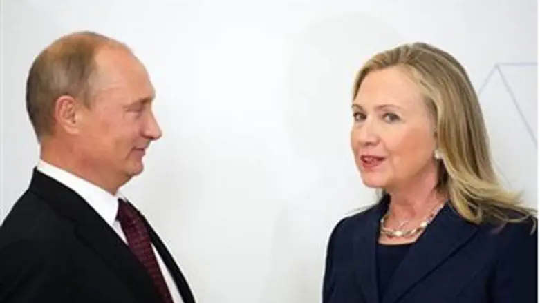 Putin and Clinton