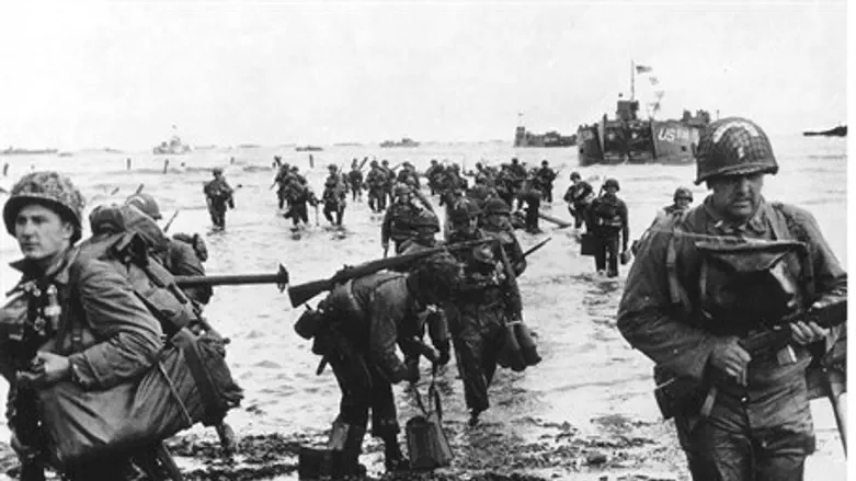 US forces during D Day landings