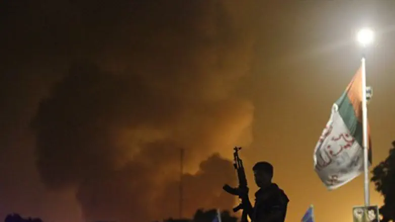 Smoke bellows from Jinnah International airpo