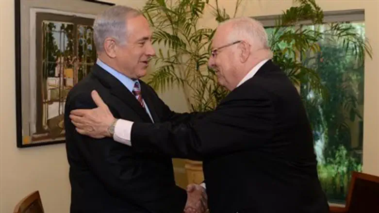 נתניהו וריבלין בפגישת עבודה ראשונה