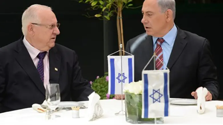 Биньямин Нетаньяху и Реувен Ривлин