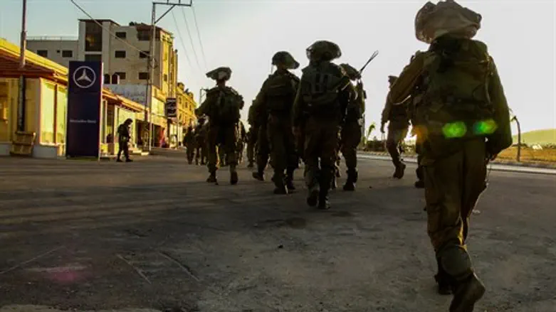 חיילי הנח"ל בשכם