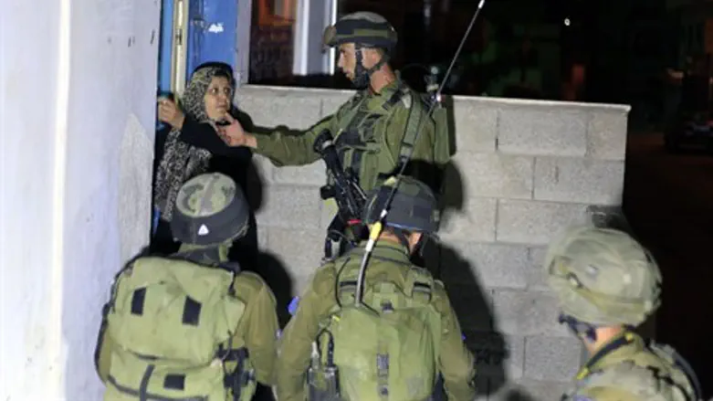 לוחצי צה''ל פועלים באזור חברון