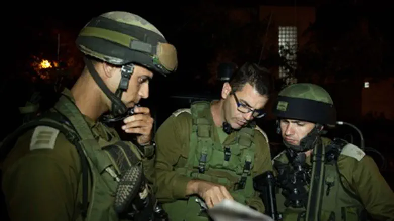 לוחמי צה''ל באזור חברון