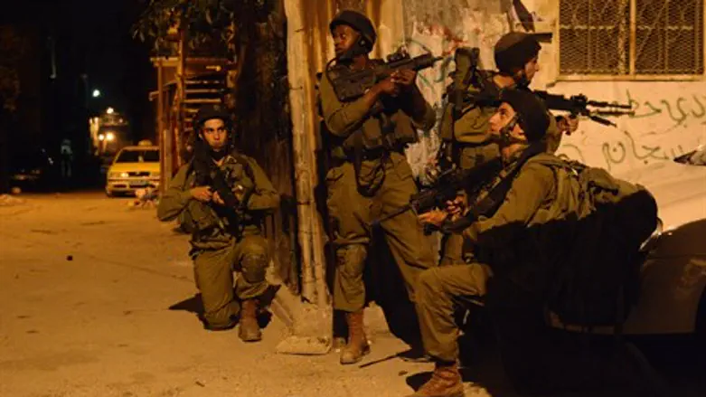 חיילי הנח"ל בשכם