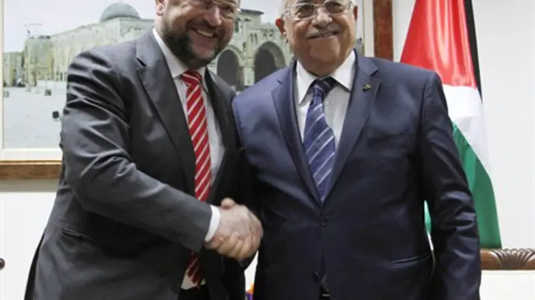 European Pres. Martin Schultz, Mahmoud Abbas