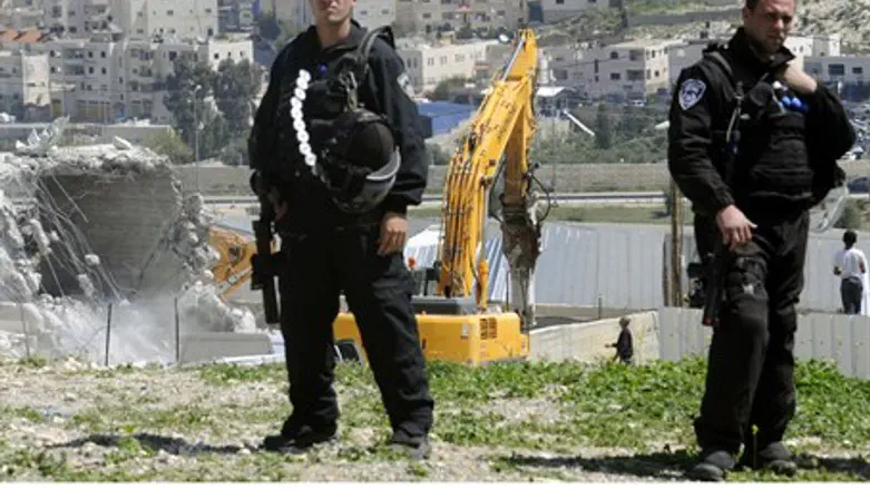 Arab home demolished (illustration)